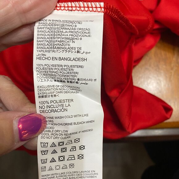 XL Red New England Patriots Polo by Fanatics - Picture 4 of 5